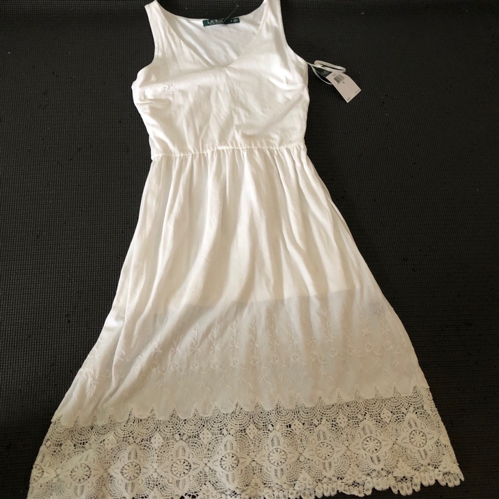 NWT White Ralph Lauren dress